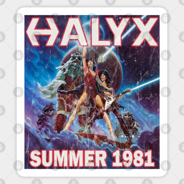 HALYX SUMMER 1981 Vintage Sticker by FandomTrading